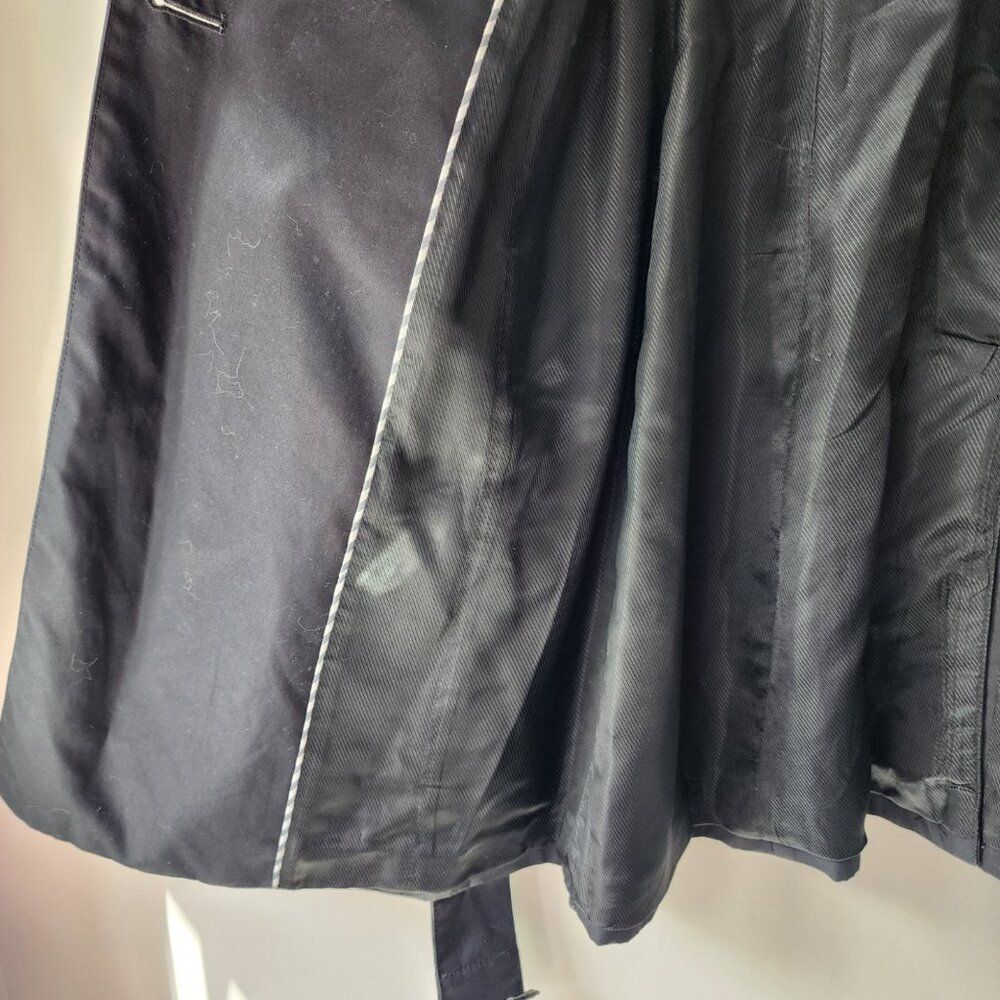 Banana Republic Navy Double-Breasted Trench Coat - Picture 6 of 9